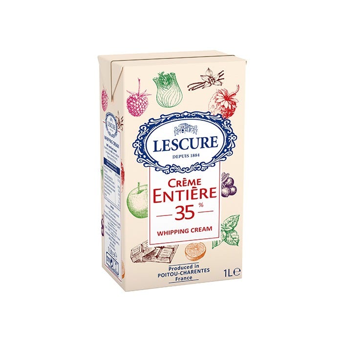 [레스큐어] UHT 휘핑크림 35% 1 L x 12개