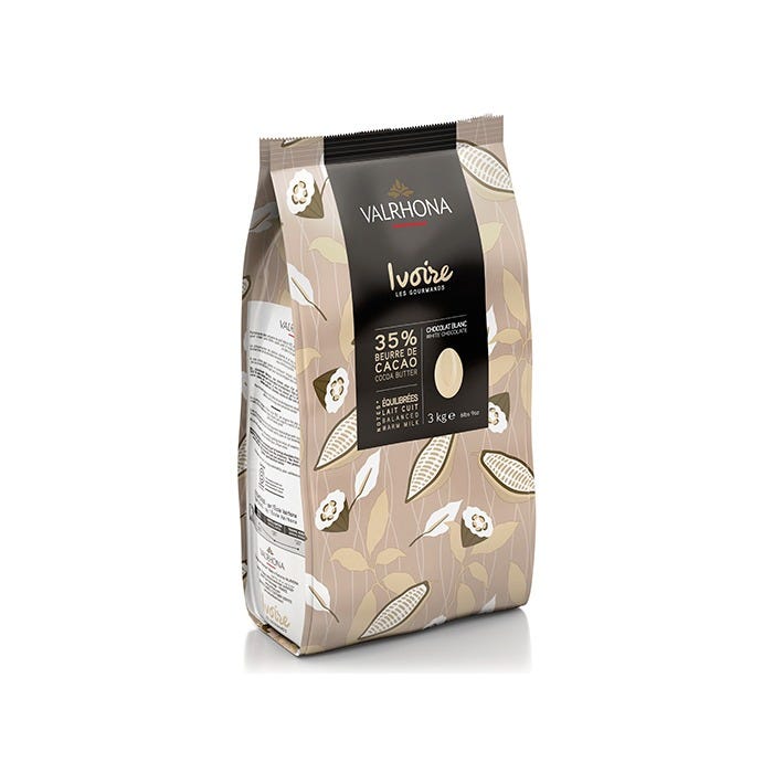 [발로나] 이보아르 35% 화이트 3 kg