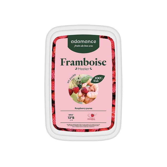 [아다망스] 냉동 라즈베리 퓨레 1 kg