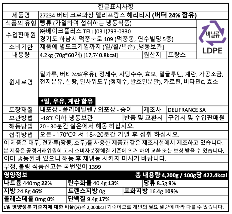 제품 라벨