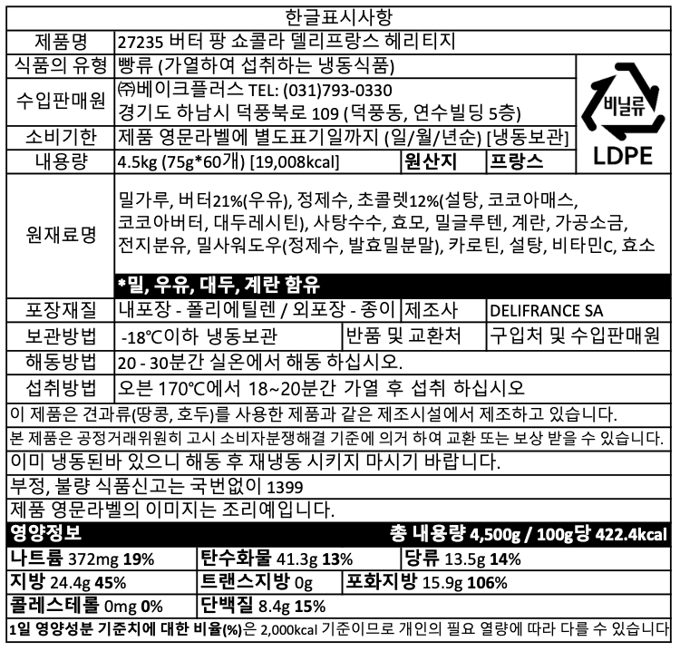 제품 라벨