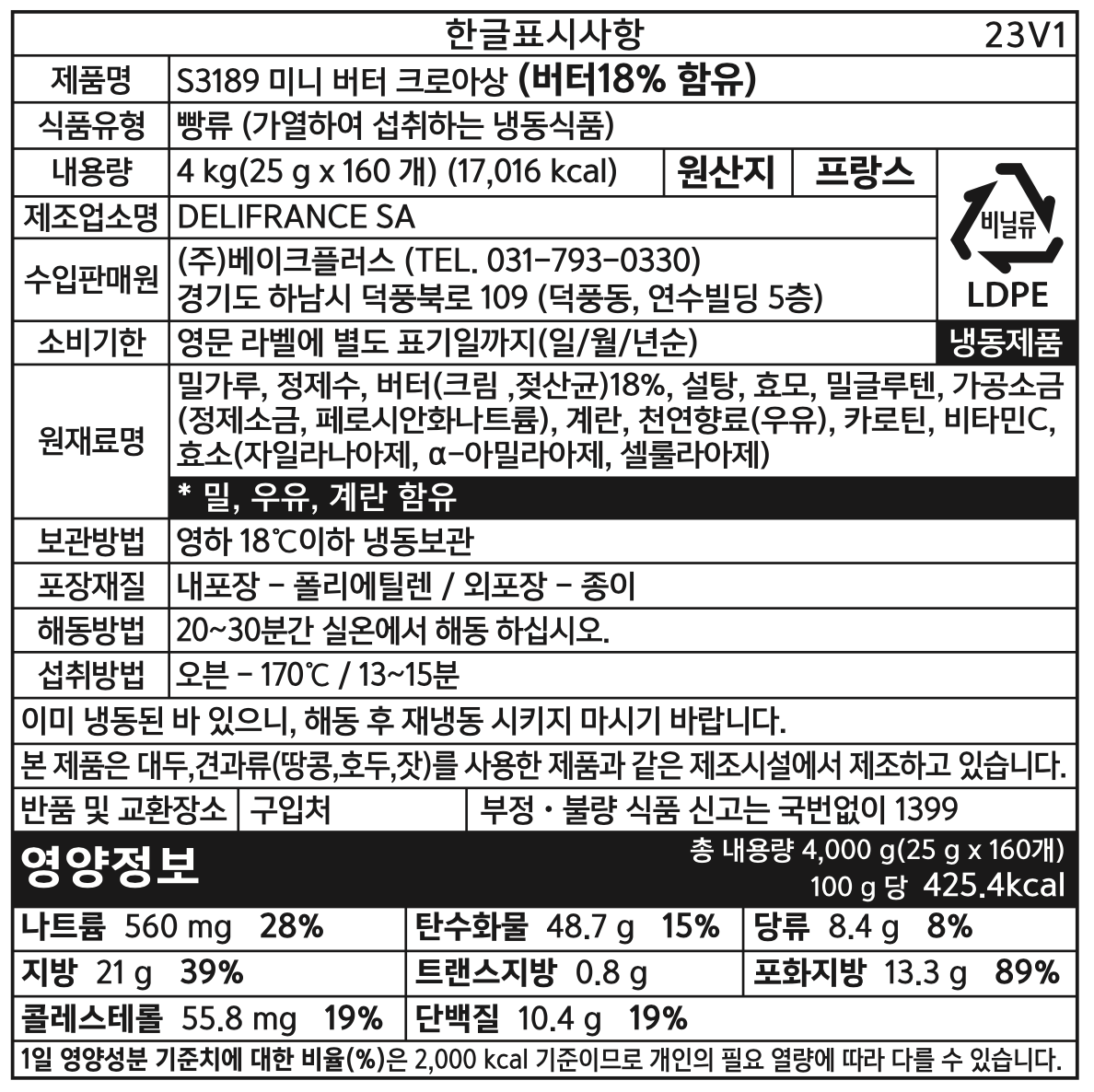 제품 라벨