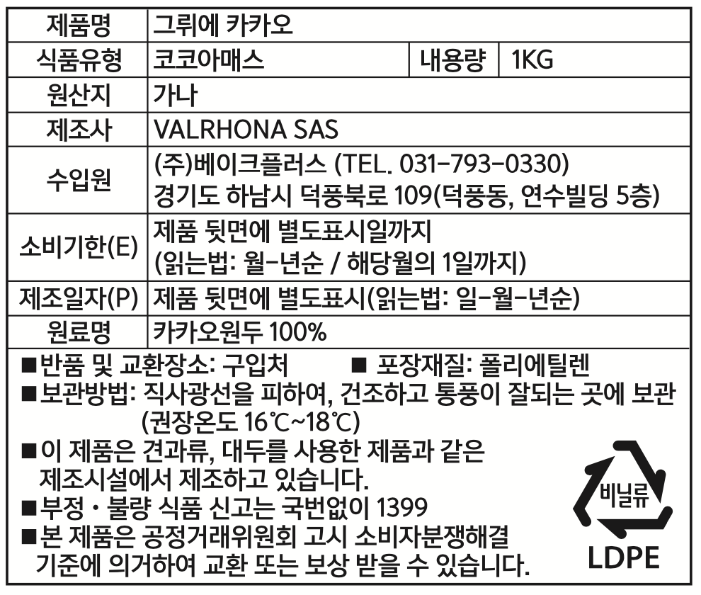 제품 라벨