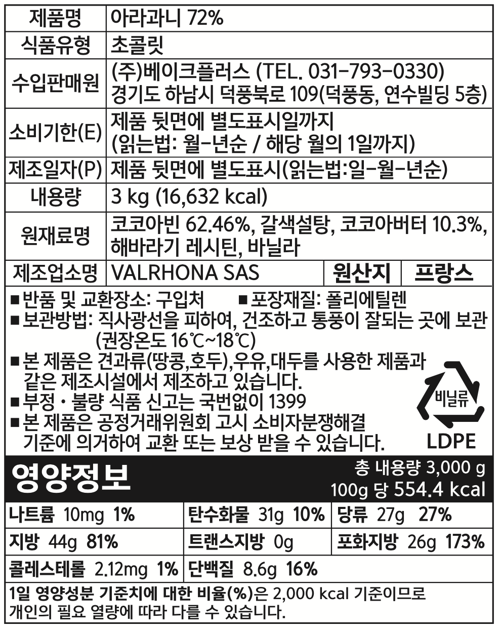 제품 라벨