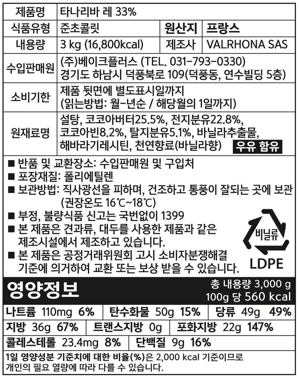 제품 라벨