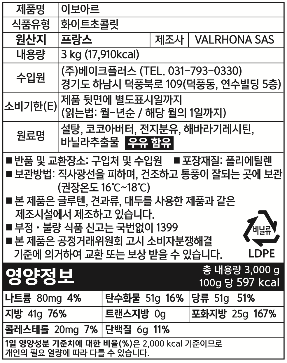 제품 라벨
