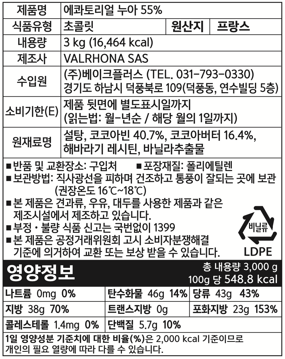 제품 라벨