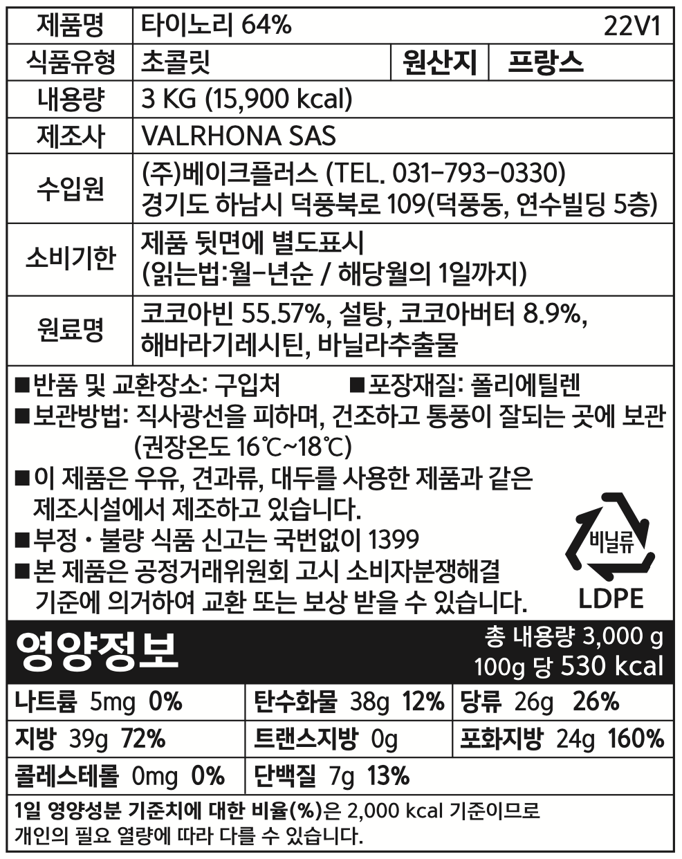 제품 라벨