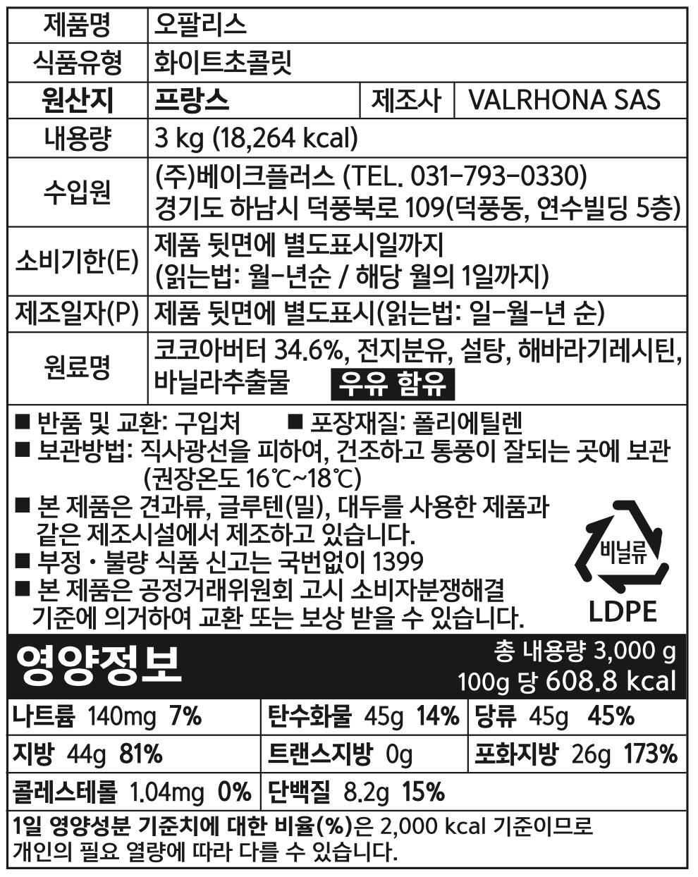 제품 라벨