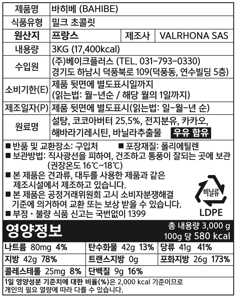 제품 라벨