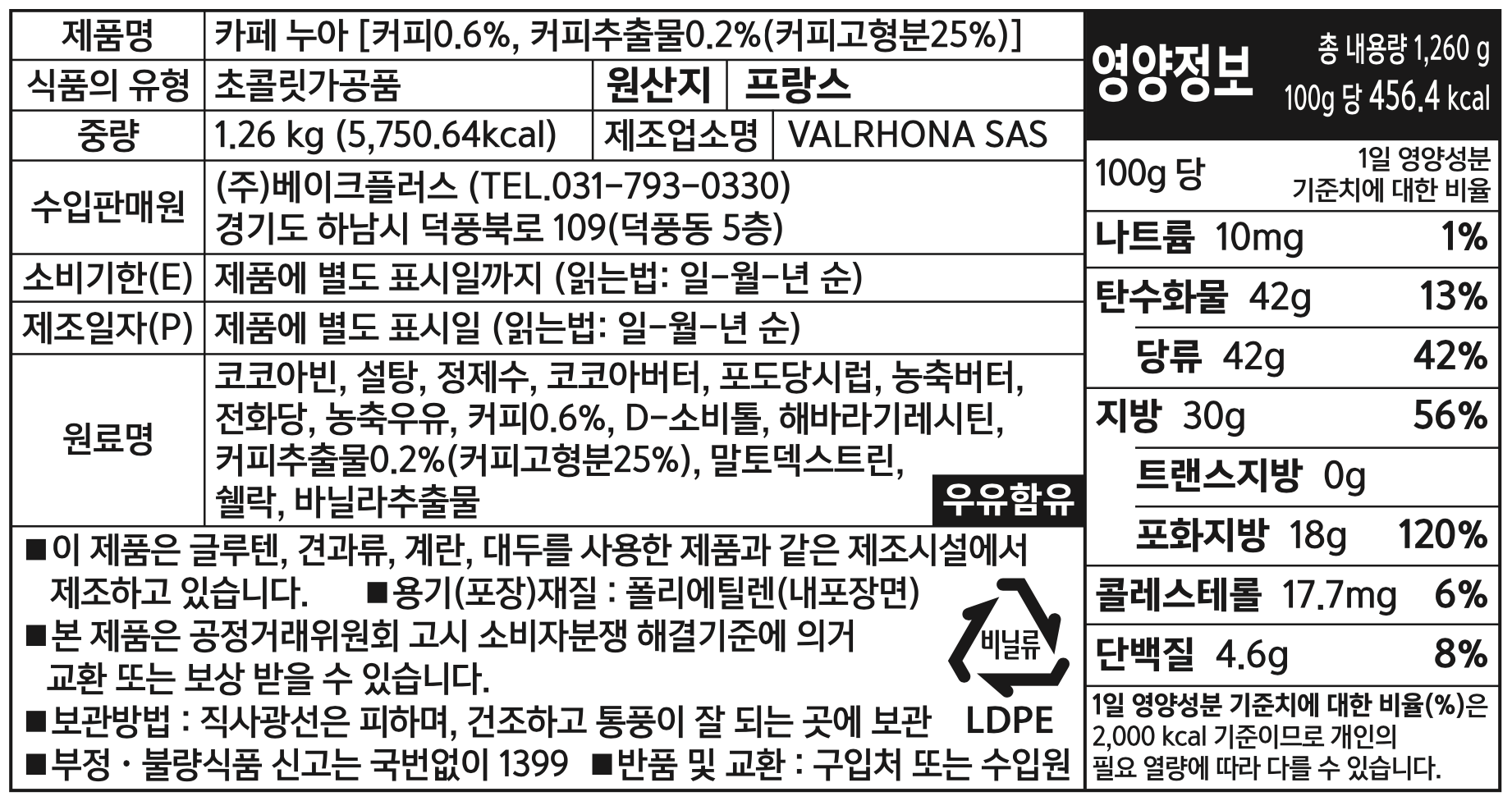 제품 라벨