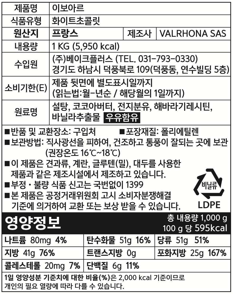 제품 라벨