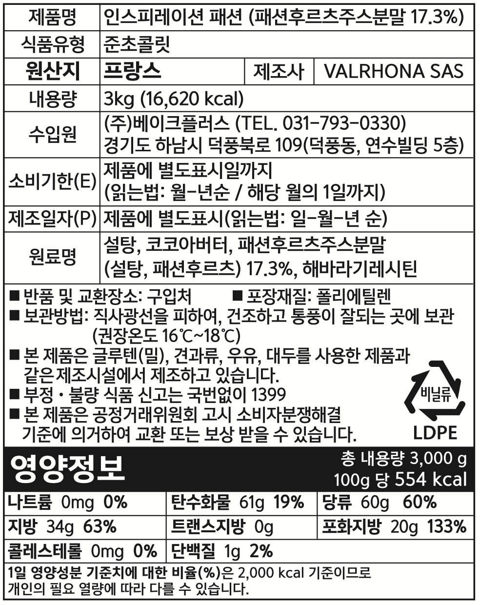 제품 라벨