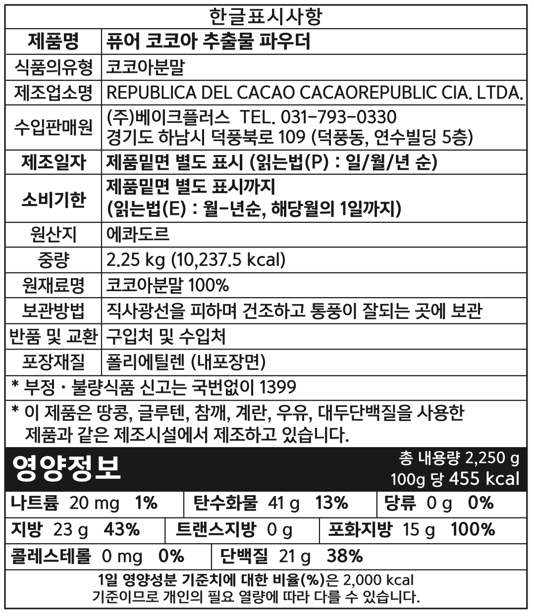 제품 라벨