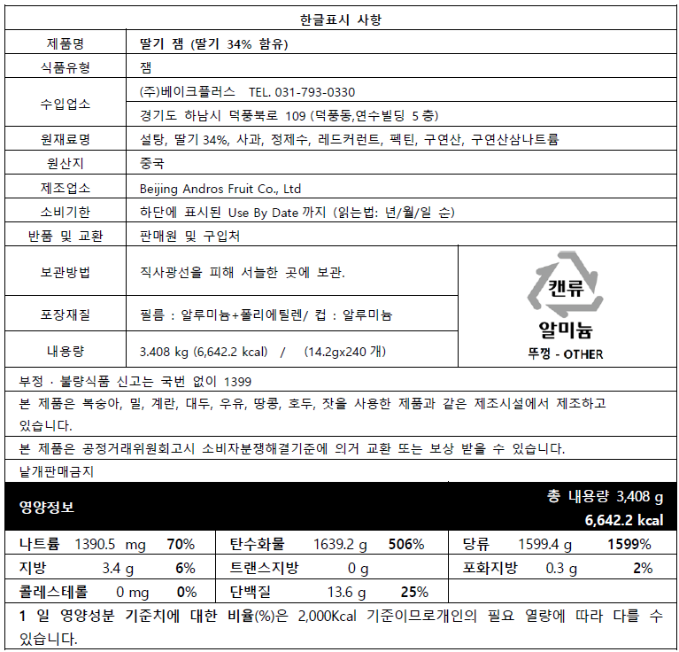 제품 라벨