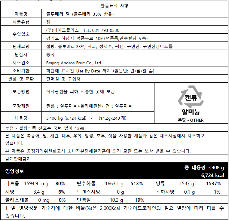 제품 라벨