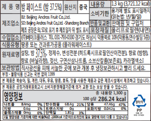 제품 라벨
